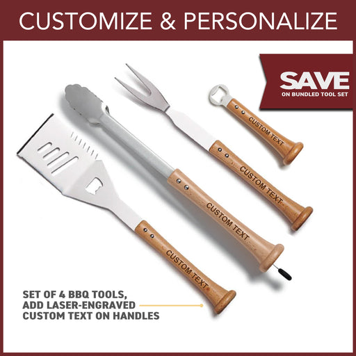 "Home Run" Grill Set with Customized Handles - The Kansas City BBQ Store