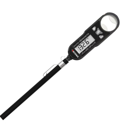 Kona Digital Meat and Candy Thermometer with Backlit LED Screen - Compact and Accurate Cooking Tool for Perfectly Cooked Food Every Time! Ideal for BBQ, Grilling, Kitchen, Oven, and Smoker - The Kansas City BBQ Store