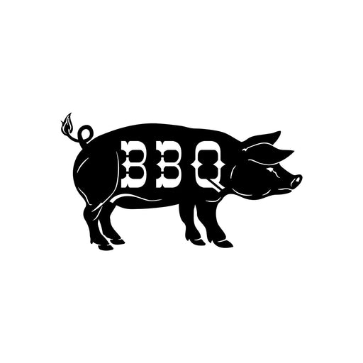 Rustic BBQ Pig Metal Wall Art | A Stylish and Durable Addition to Your Home - The Kansas City BBQ Store