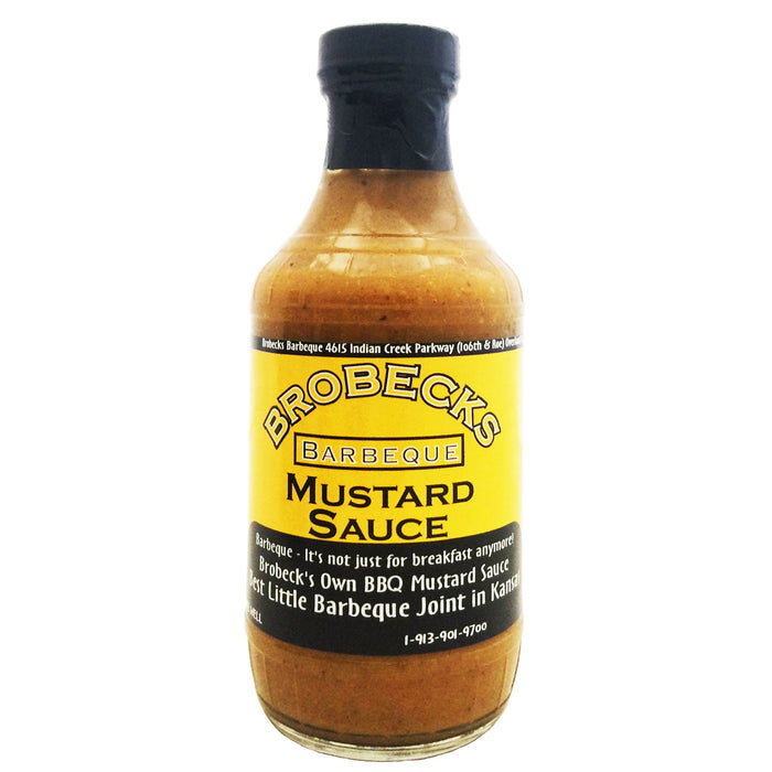 Brobecks Barbeque Mustard Sauce 19 oz. - The Kansas City BBQ Store