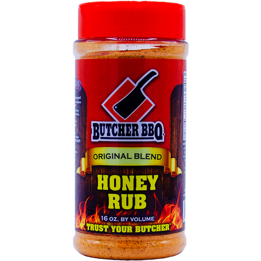 Butcher BBQ Original Blend Honey Rub 12 oz. - The Kansas City BBQ Store