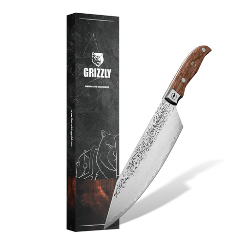 8" Grizzly Chef knife | Forged Japanese San Mai - The Kansas City BBQ Store