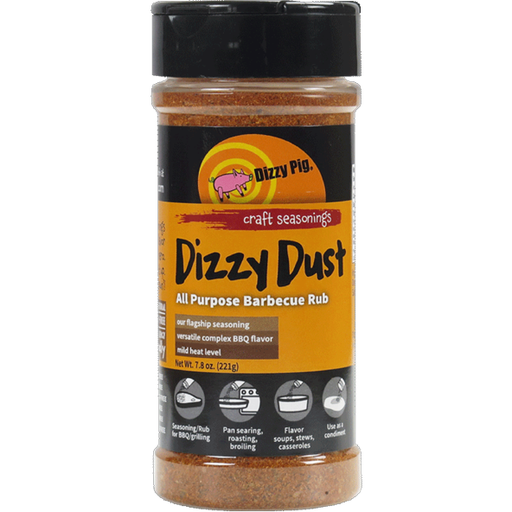 Dizzy Pig Dizzy Dust All Purpose Barbecue Seasoning 8 oz. - The Kansas City BBQ Store
