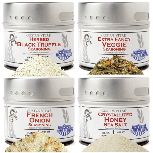 Extra Fancy Gourmet Seasonings & Salts Collection | Set of 4 - The Kansas City BBQ Store