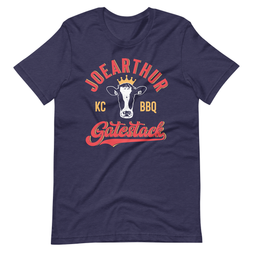 Joearthur Gatestack -Cow Head Logo T-Shirt Navy Blue - The Kansas City BBQ Store