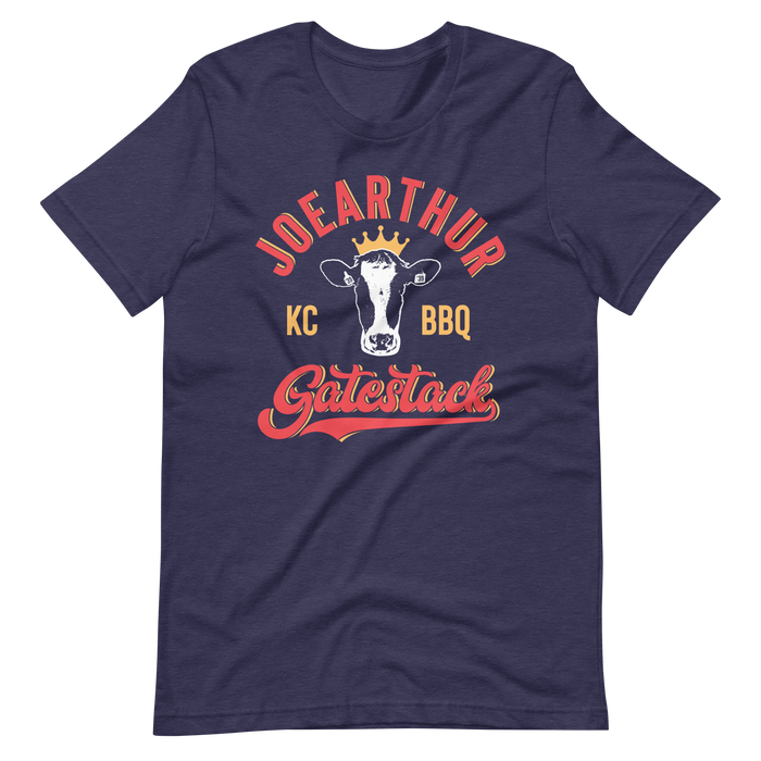 Joearthur Gatestack -Cow Head Logo T-Shirt Navy Blue - The Kansas City BBQ Store