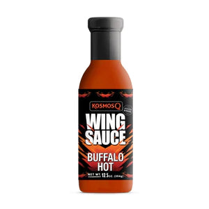 Kosmo's Q Hot Buffalo Wing Sauce 12.5 oz. - The Kansas City BBQ Store