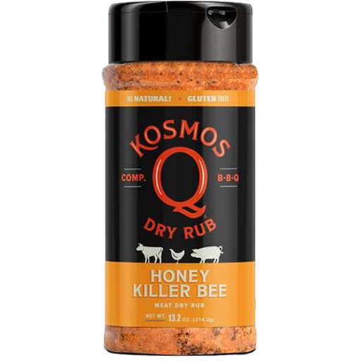 Kosmo's Q Killer Bee Honey BBQ Rub 13.2 oz. - The Kansas City BBQ Store
