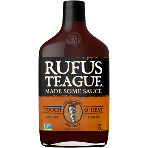 Rufus Teague Touch O' Heat Barbecue Sauce 16 oz. - The Kansas City BBQ Store