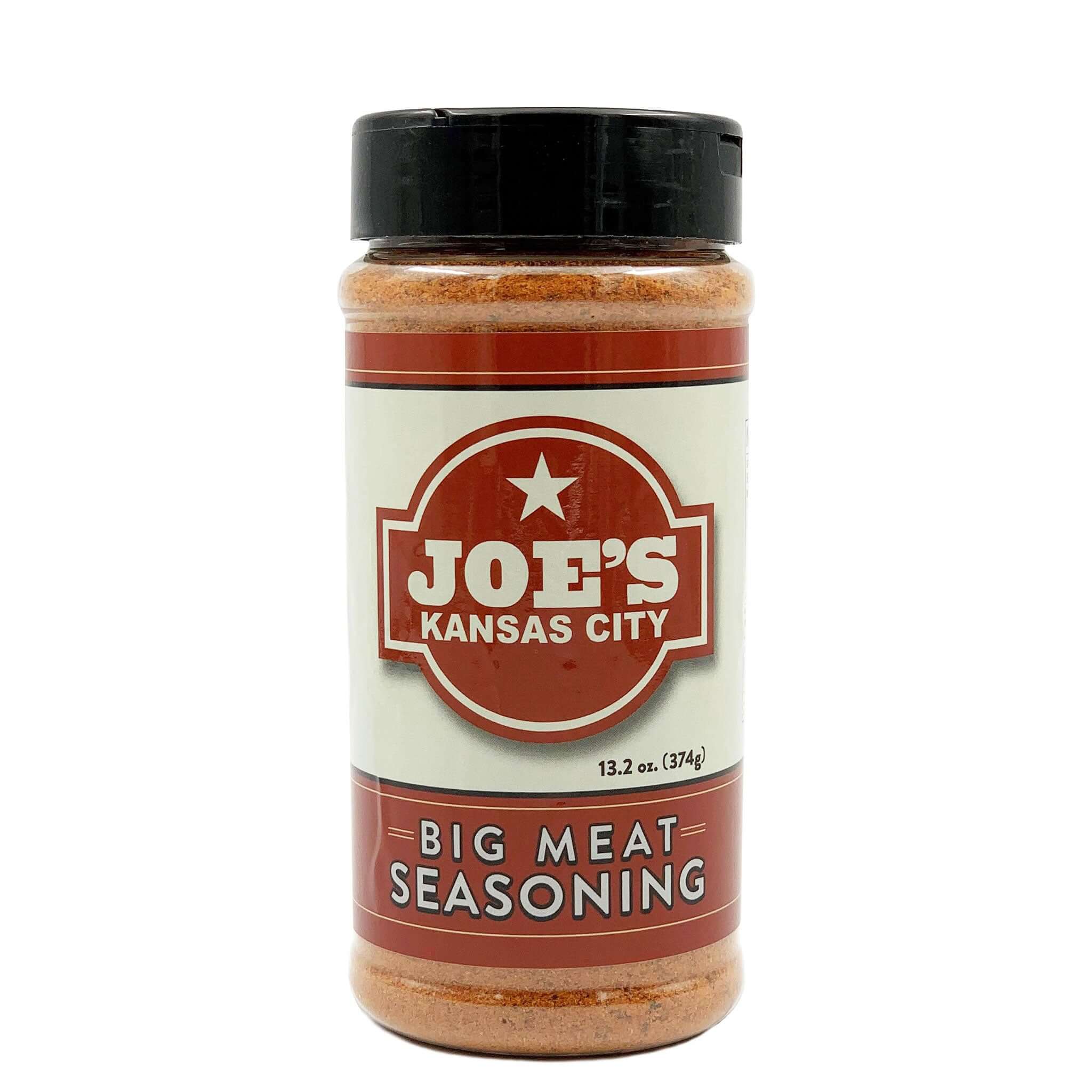 Joe's Kansas City Big Meat Seasoning, a must-have for Kansas City BBQ rubs and sauces lovers.