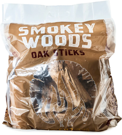 Smokey Woods™ Bagged Oak Mini Log Wood Splits - The Kansas City BBQ Store