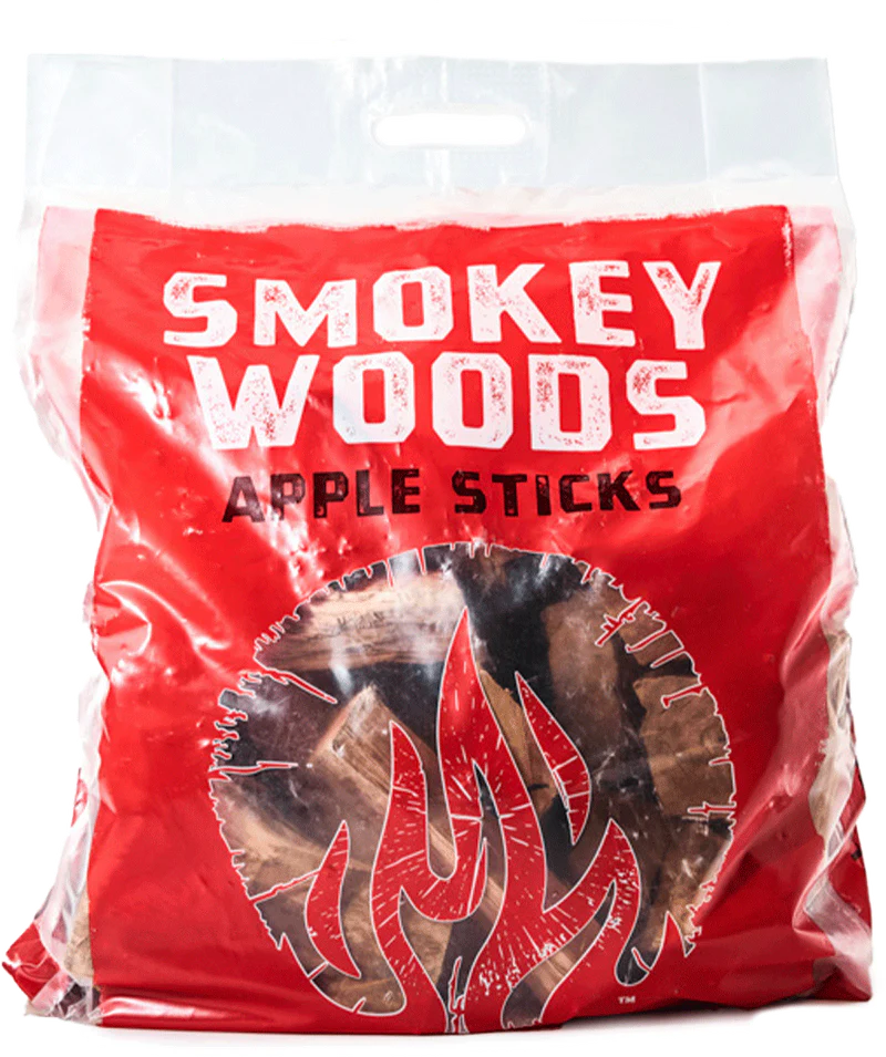 Smokey Woods™ Bagged Apple Mini Log Wood Splits - The Kansas City BBQ Store