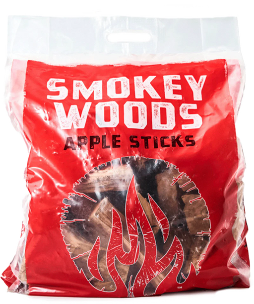 Smokey Woods™ Bagged Apple Mini Log Wood Splits - The Kansas City BBQ Store