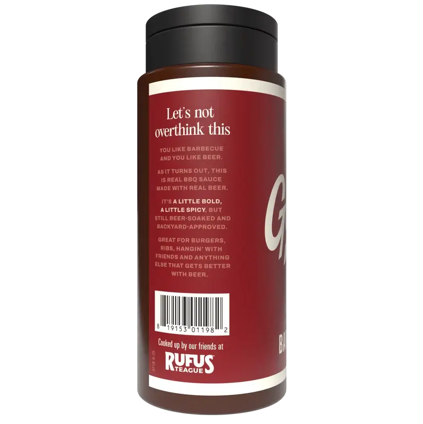 Rufus Teague Amped-Up Garage Beer Barbecue Sauce