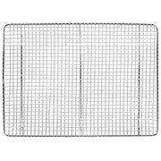 12 x 16.5 inch chrome cooling rack for half size sheet pan used for resting ribs, draining wings, and crisping bacon
