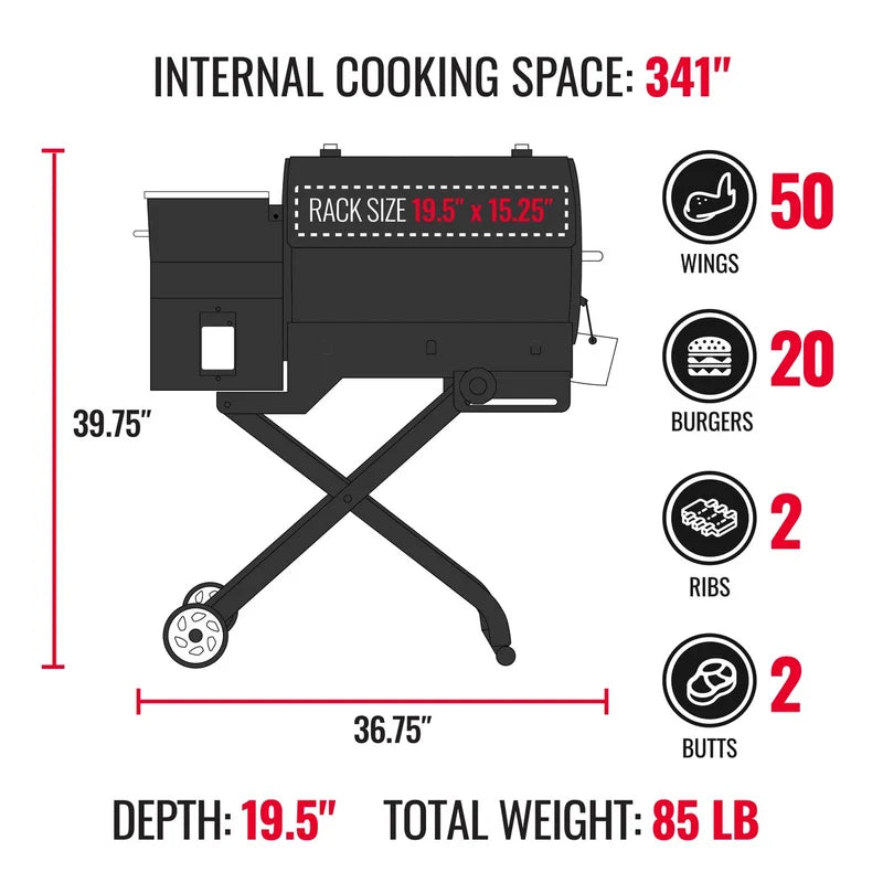 Recteq The Road Warrior 340P Pellet Grill