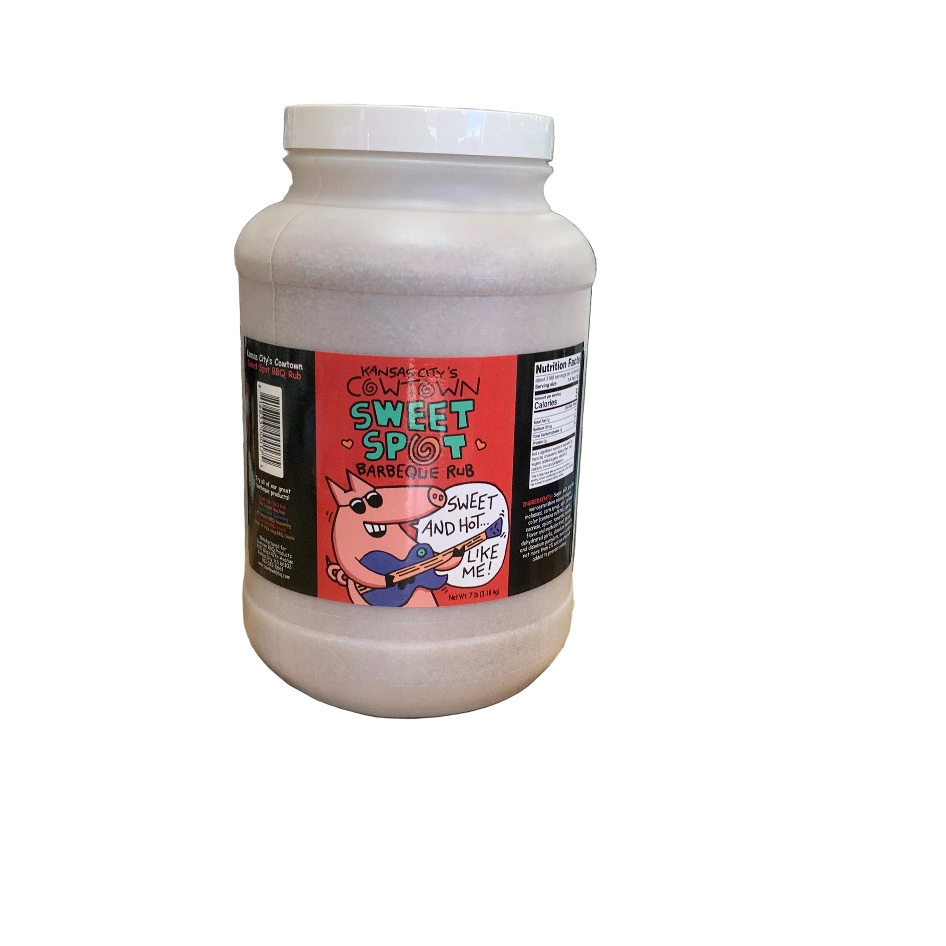 Cowtown Sweet Spot Barbeque Rub 7 lb bulk bag — Kansas City competition BBQ rub for ribs, pork shoulder, and brisket