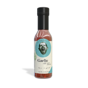 Pain Is Good Garlic Style Table Hot Sauce (5 oz.) featuring bold garlic hot sauce flavor.