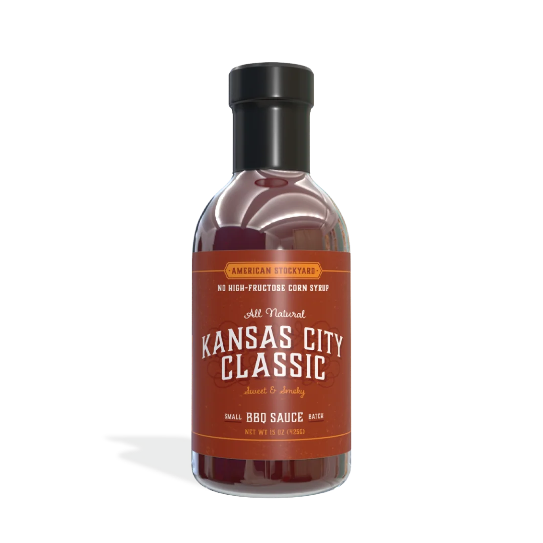 American Stockyard Kansas City Classic BBQ Sauce 15 oz. - The Kansas City BBQ Store