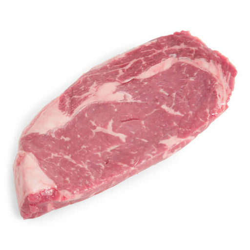 Certified Angus Beef USDA Prime ribeye steak 14oz boneless steak with rich marbling ready for grilling or reverse searing