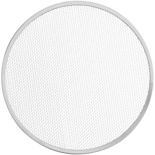 15 inch aluminum pizza screen for cooking chicken wings and thighs with airflow mesh design for crisp skin on grills and smokers