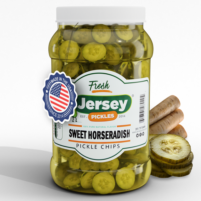 Sweet Horseradish Pickle Chips