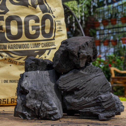 FOGO Super Premium (Gold Bag) Lump Charcoal - 35LBS - The Kansas City BBQ Store