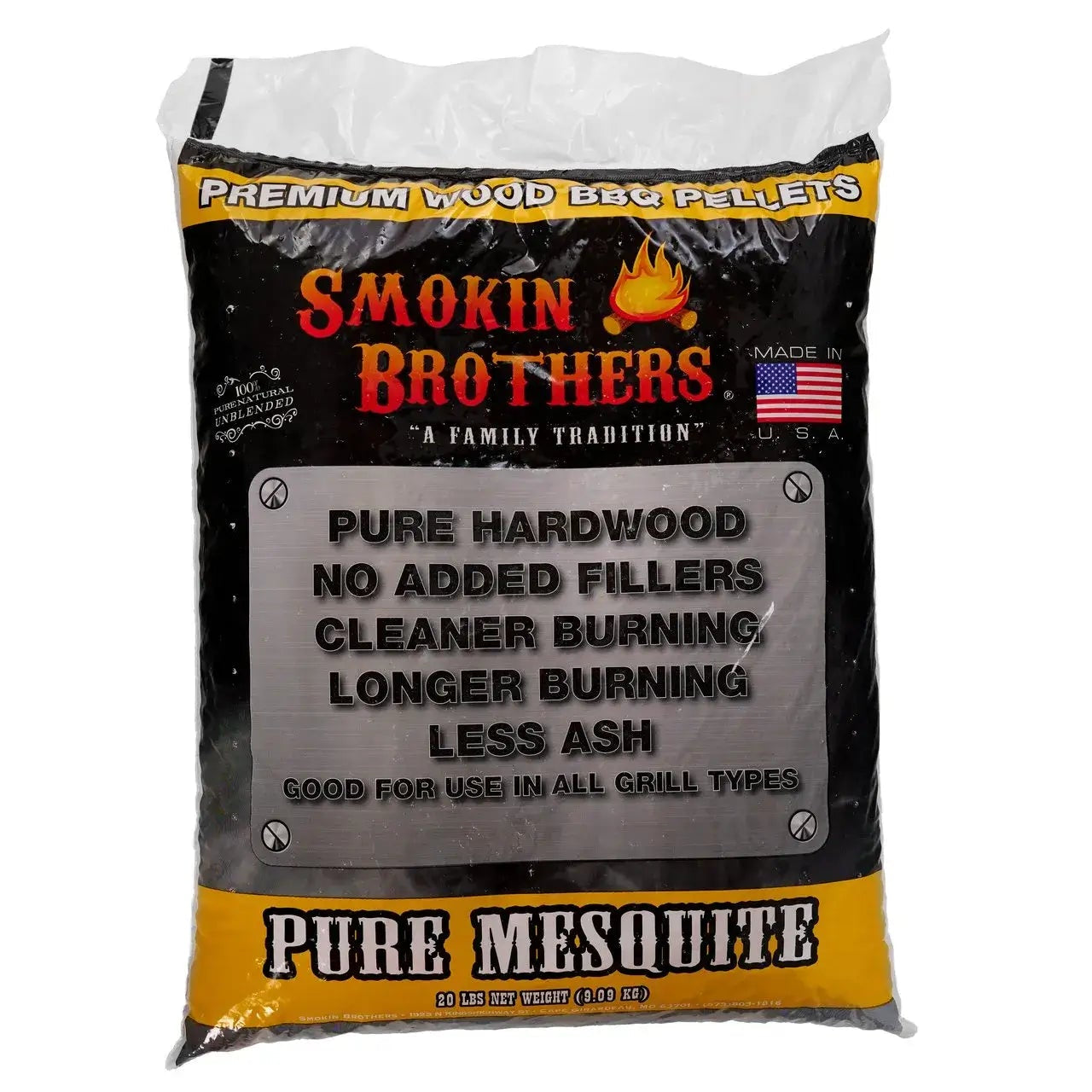 Smokin Brothers Pure Mesquite Pellets