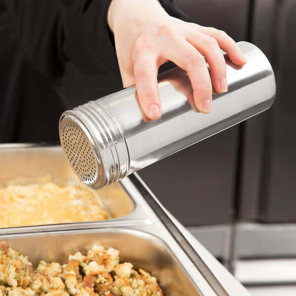 22 oz. Stainless Steel Dredge Shaker - The Kansas City BBQ Store