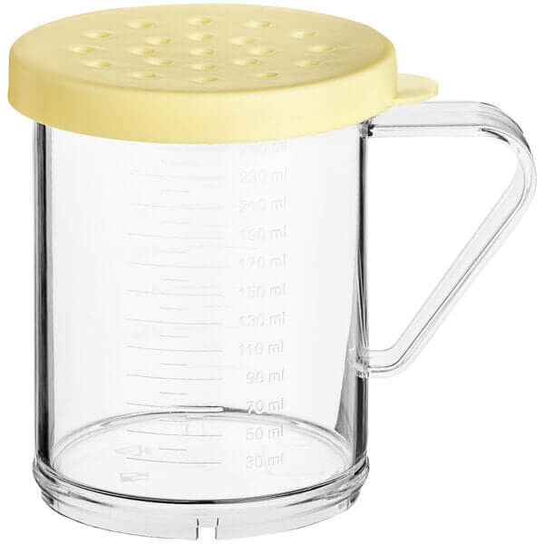 10 oz. Shaker with Yellow Lid