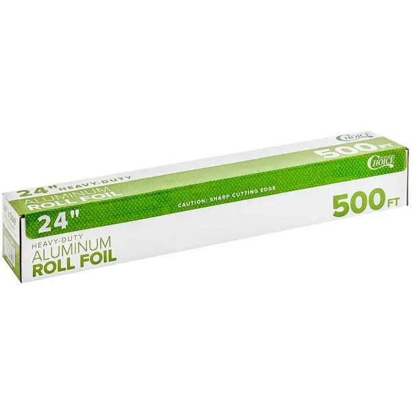 Heavy-Duty Aluminum Foil Roll (24" x 500')