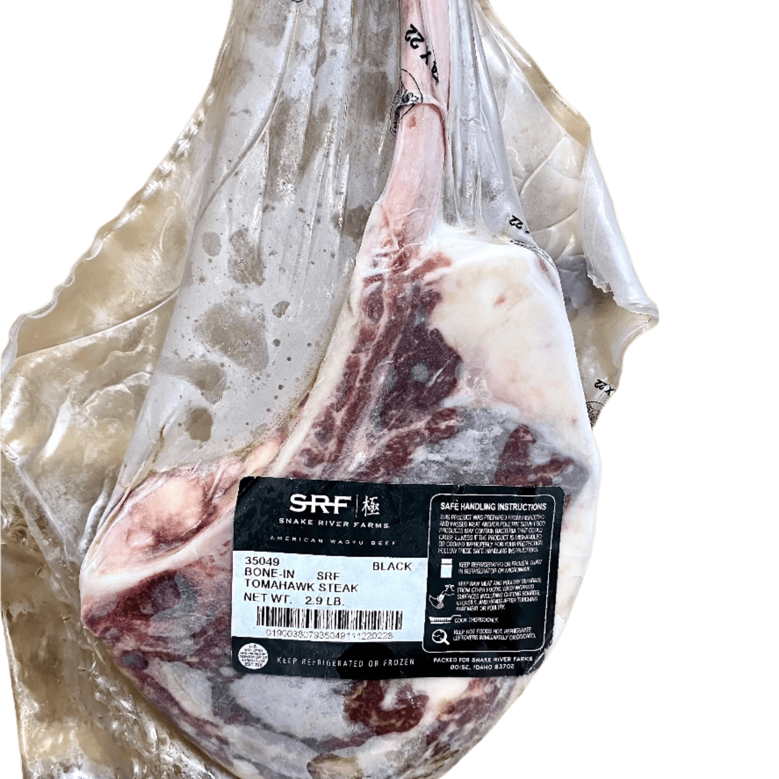 American Wagyu Beef Tomahawk Steak Black - The Kansas City BBQ Store