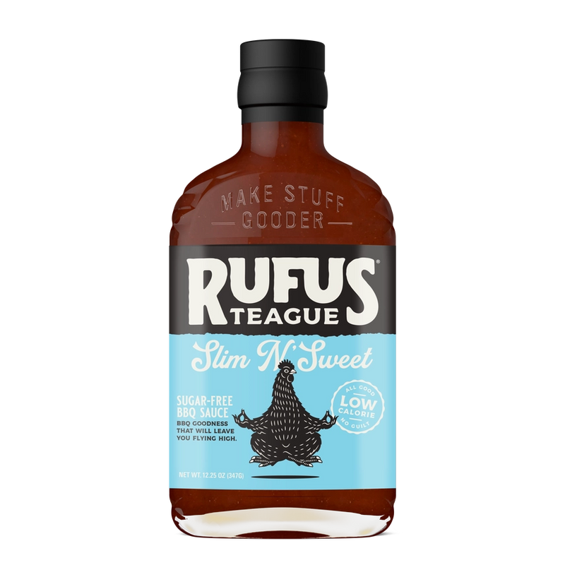 Rufus Teague Slim N' Sweet Zuckerfreie Barbecue-Sauce 13 oz.