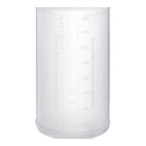 Translucent trigger spray bottle for spritzing meat during barbecue cooks
