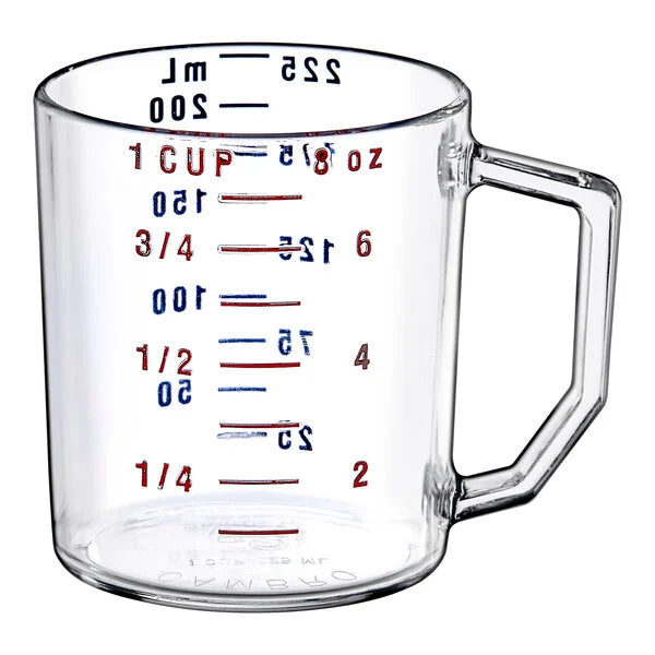 Cambro Camwear® 1 Cup Measuring Cup - The Kansas City BBQ Store