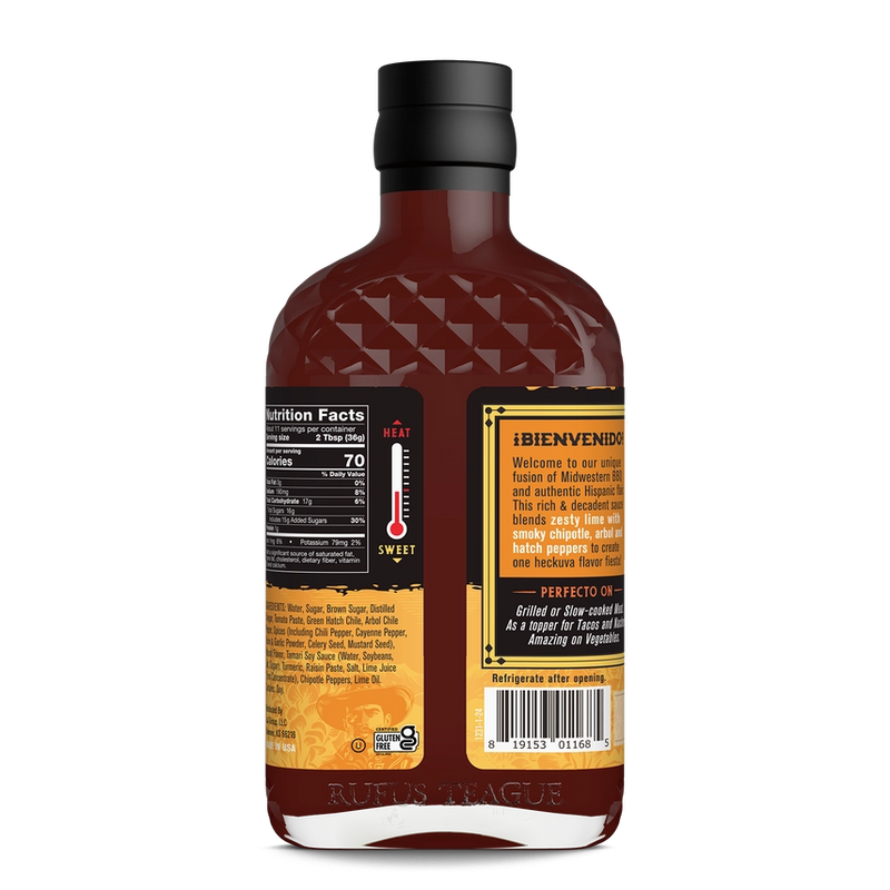 Rufus Teague Tres Chiles Pica Dulce Barbecue Sauce