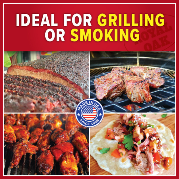 Royal Oak® Super Size™ Hickory Pellet Infused Charcoal Briquettes - The Kansas City BBQ Store