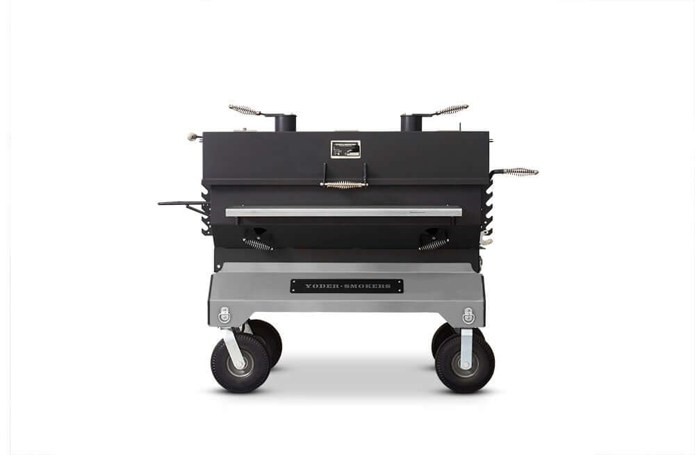 Yoder Smokers Flat Top 24 x 48" Charcoal Grill (Competition Cart)