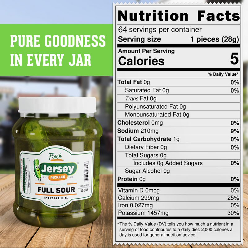 Whole Full Sour Pickles