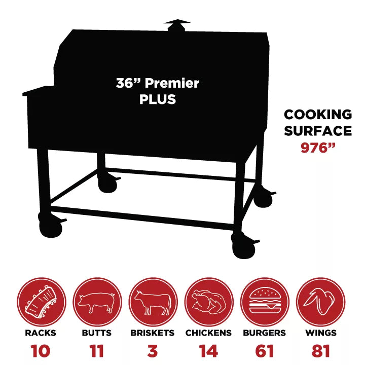 Smokin Brothers 36" Premier Plus Pellet Smoker - The Kansas City BBQ Store