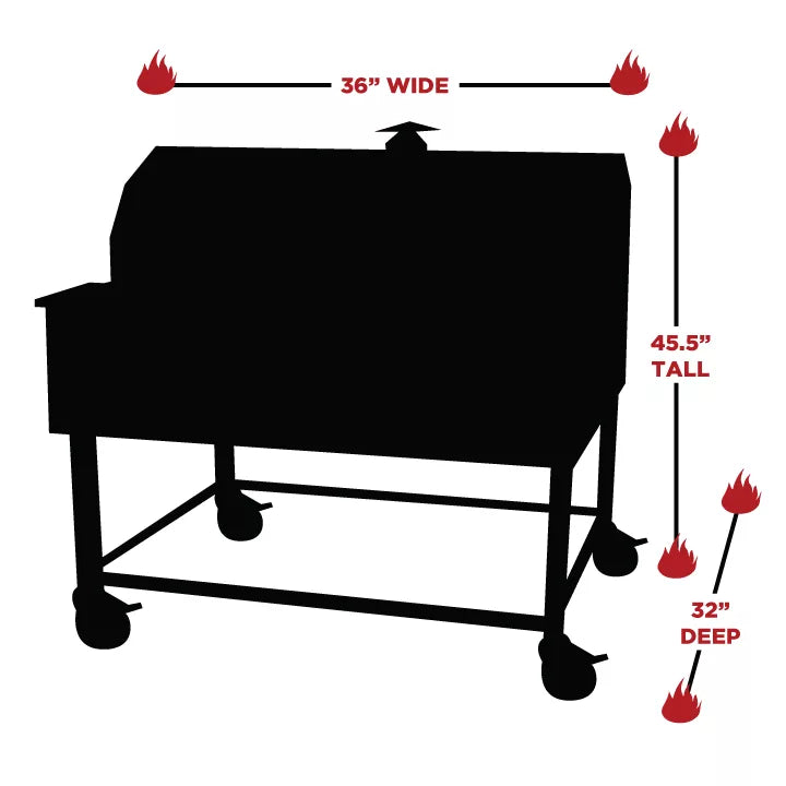 Smokin Brothers 36" Premier Plus Pellet Smoker