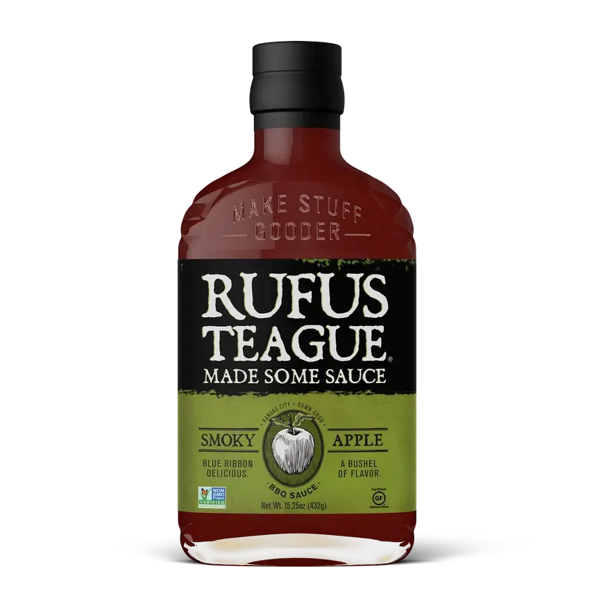 Sauce barbecue sucrée au miel Rufus Teague 16 oz.
