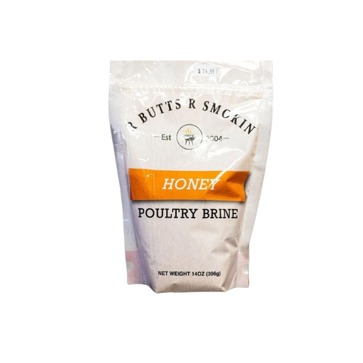 R Butts R Smokin' Honey Poultry Brine 14 oz. - The Kansas City BBQ Store