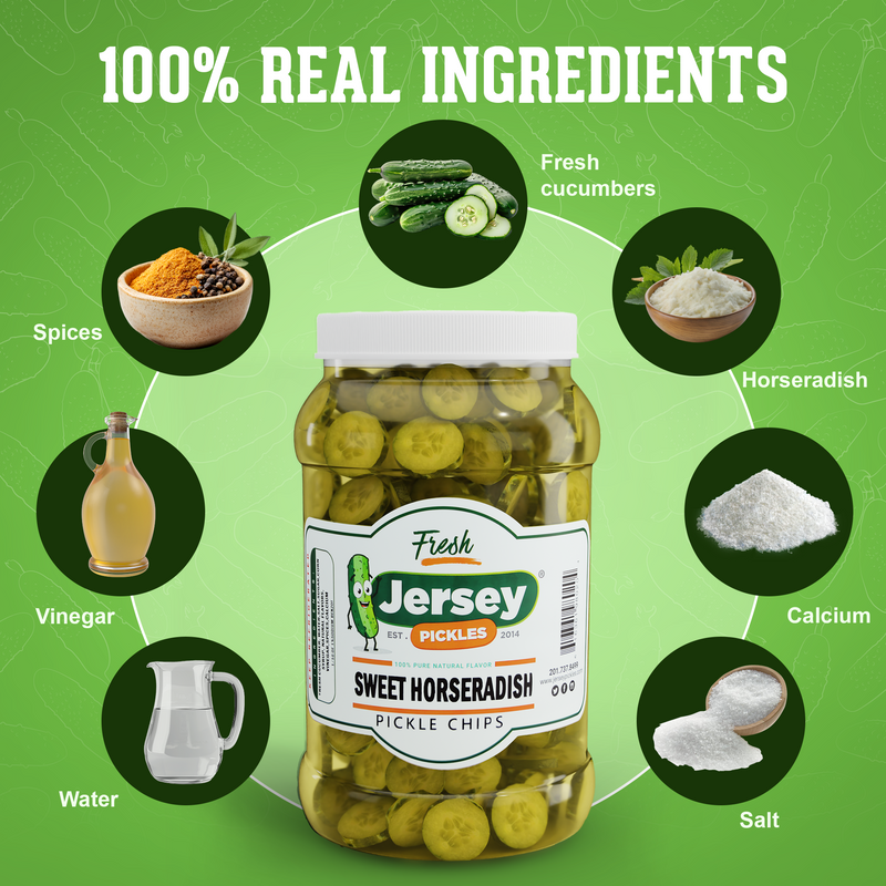 Sweet Horseradish Pickle Chips