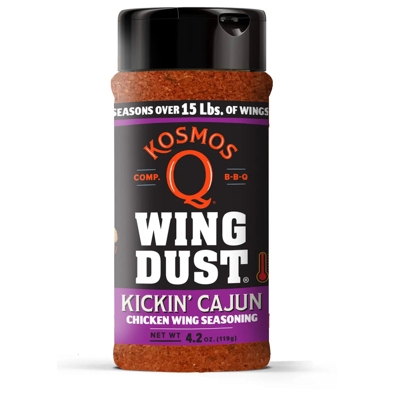 Kosmo's Q Kickin' Cajun Wing Dust 5 oz. - The Kansas City BBQ Store
