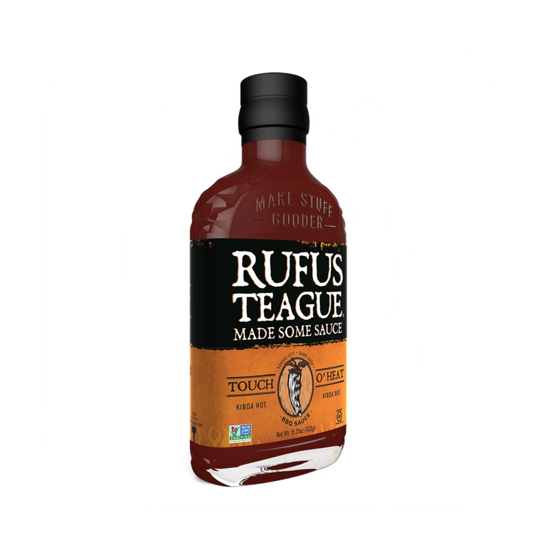 Sauce barbecue Rufus Teague Touch O' Heat 16 oz.