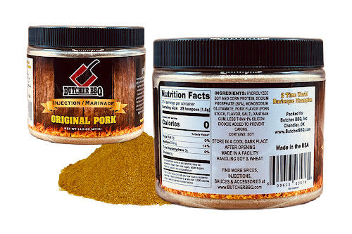 Injection de porc BBQ de boucher 1 lb.