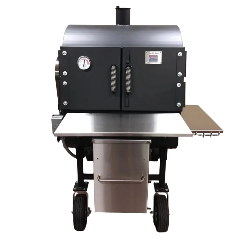 American Barbecue Systems Pit-Boss Smoker w/ Stainless Steel Flat Racks and Pellet System
