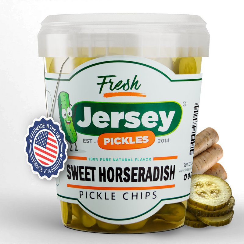 Sweet Horseradish Pickle Chips