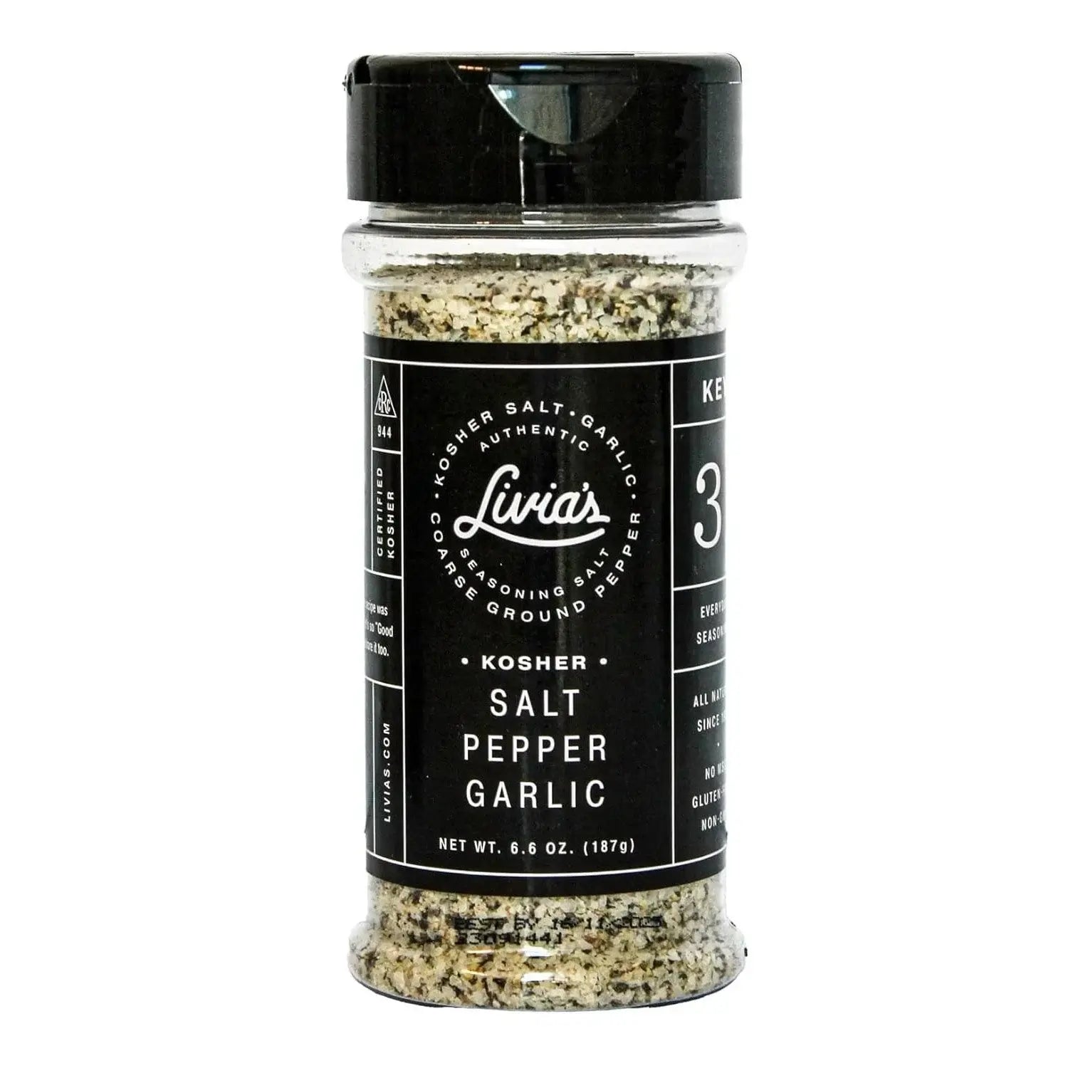 Livia's Salt Pepper Garlic Seasoning - The Kansas City BBQ Store
